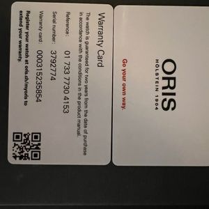 2 Oris watches